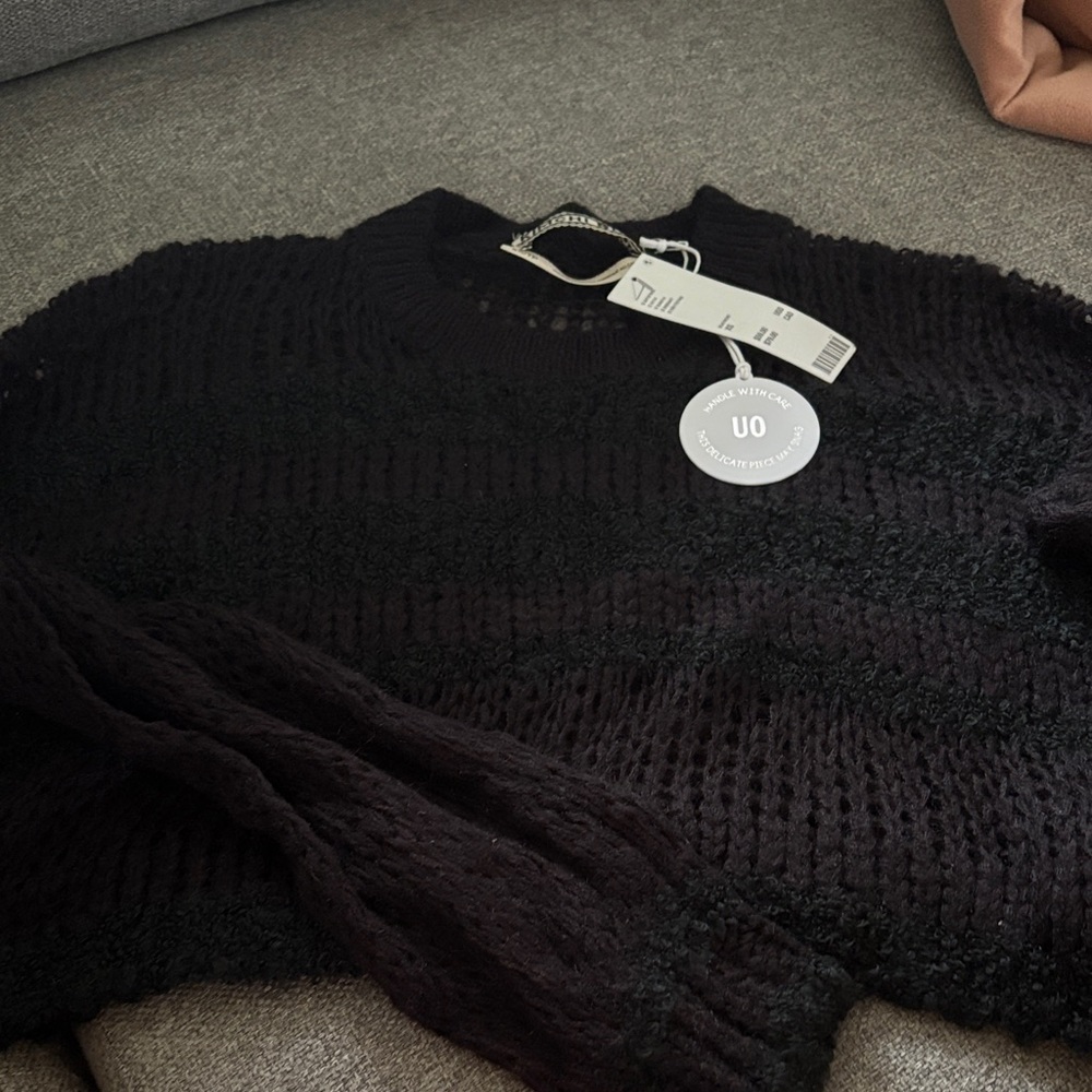 Kimchi Blue Black Knit Sweater